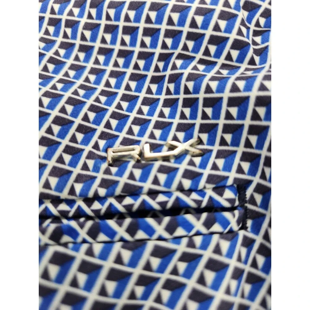 RLX Men’s Ralph Lauren Blue Black‎ Golf Shorts 4 Pockets Size 36 - Silky Soft!